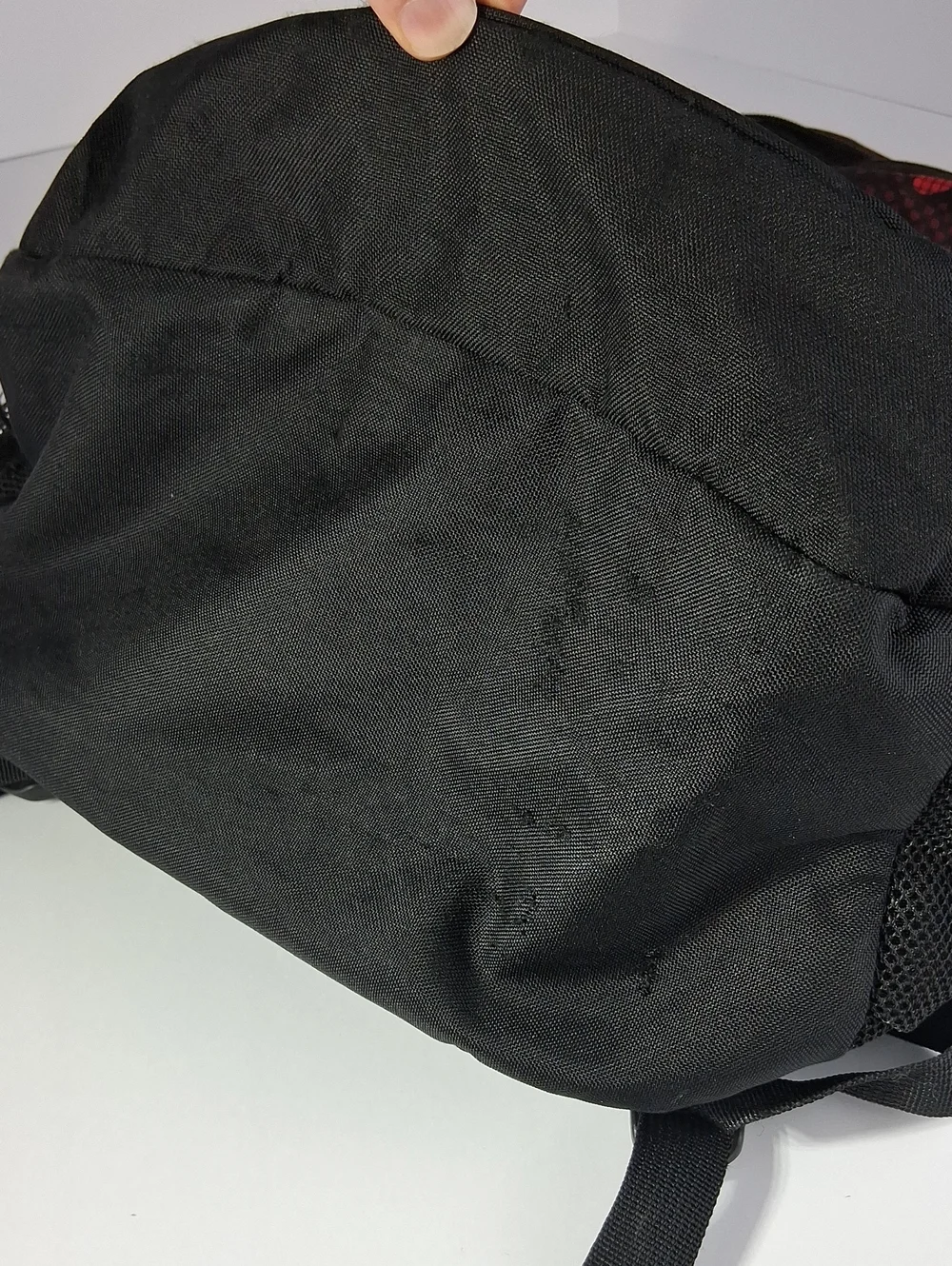 Boys Adidas Backpack Red And Black Camo Pattern Many Compartments Bottle Holder